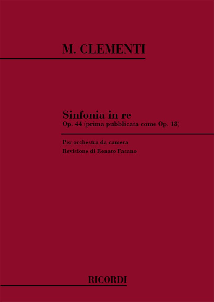 Sinfonia In Re Op. 44 N. 2